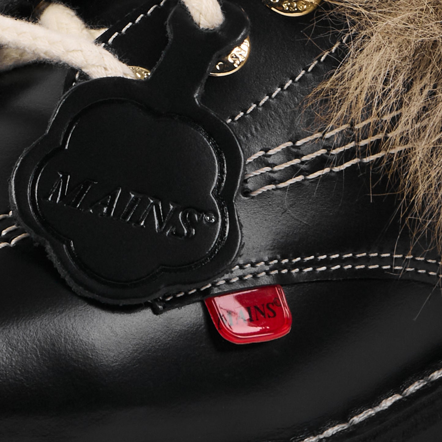 MAINS x Kickers - Black Kick Mule