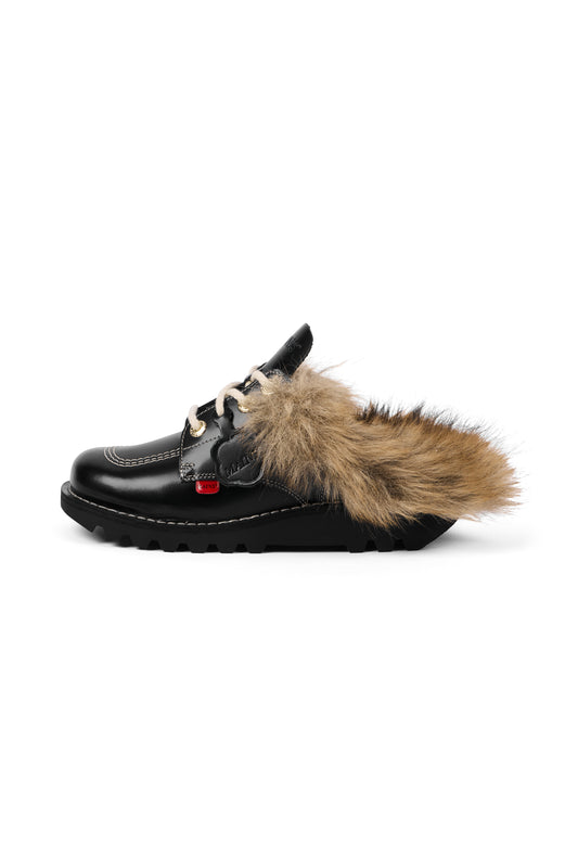 MAINS x Kickers - Black Kick Mule