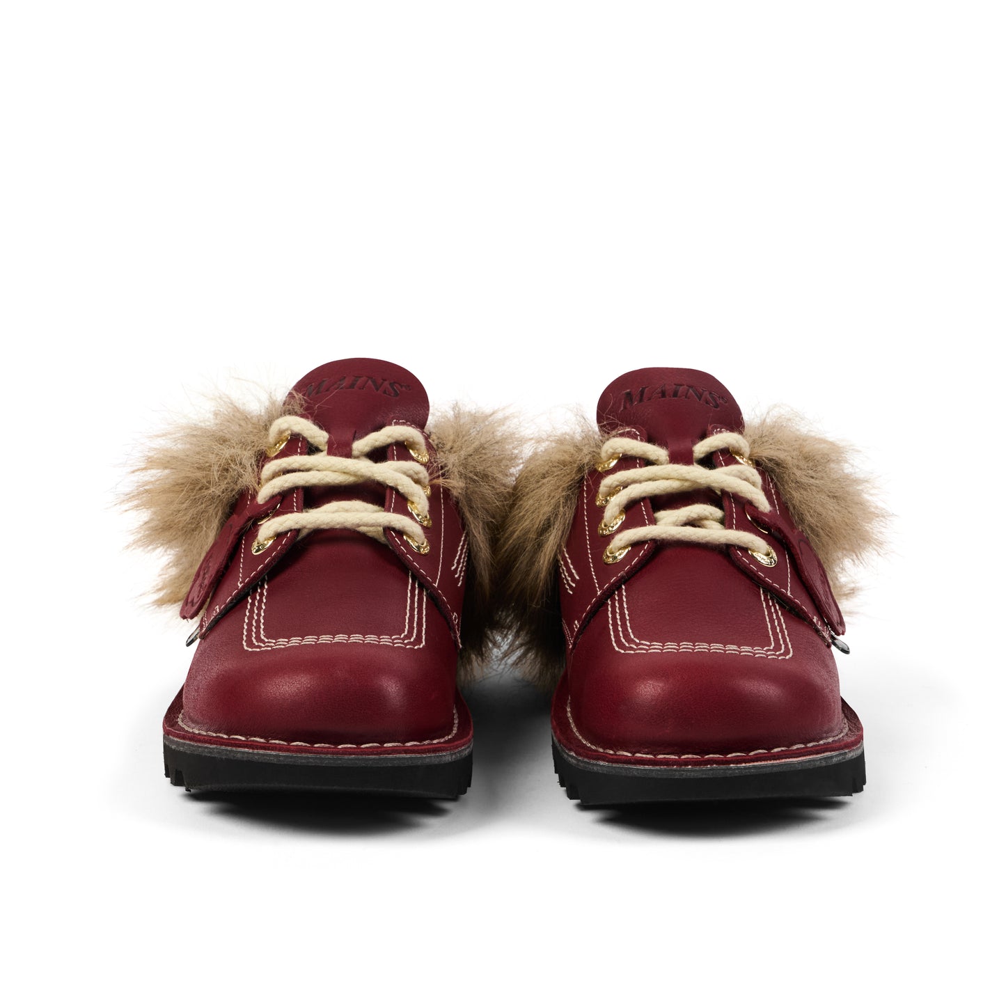 MAINS x Kickers - Red Kick Mule