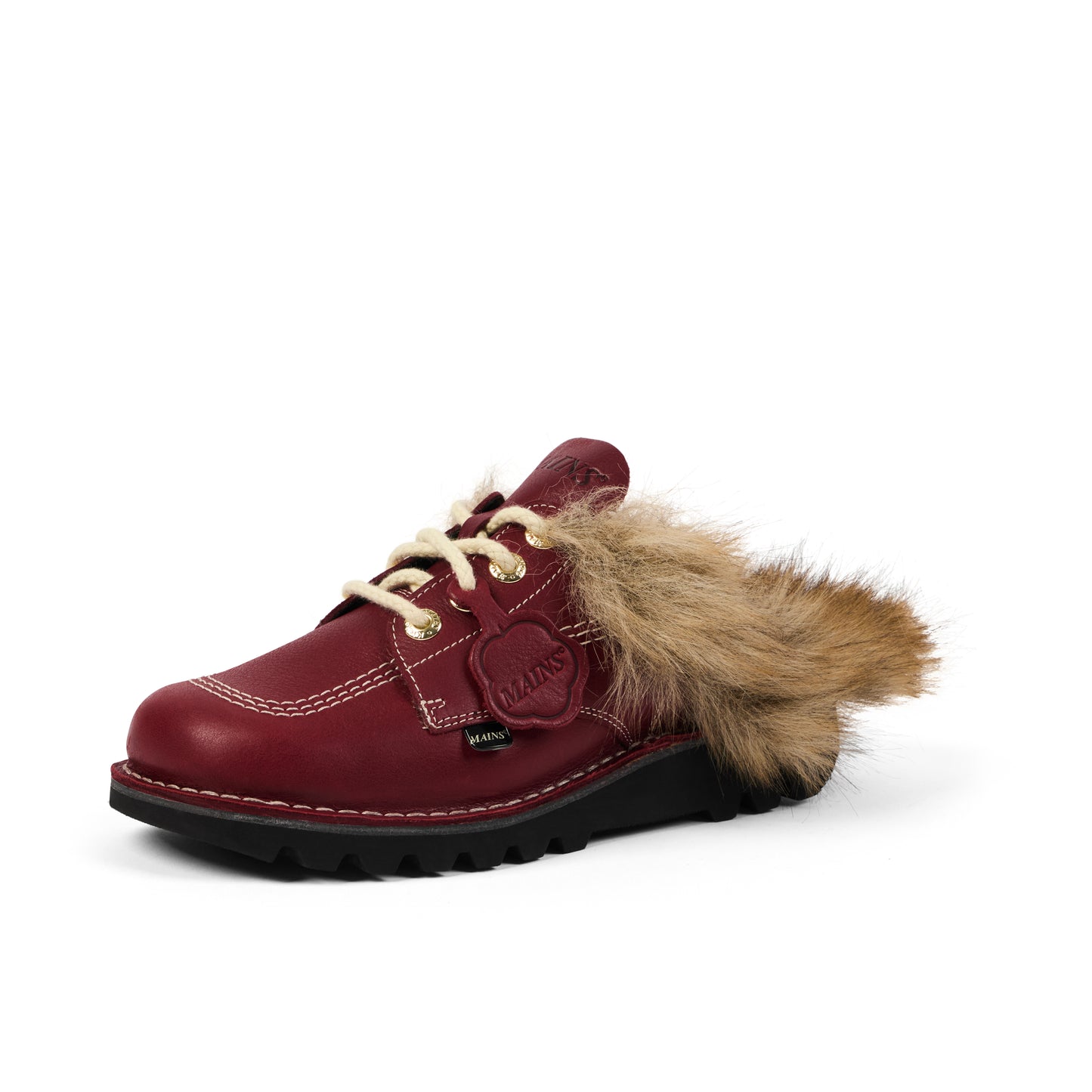 MAINS x Kickers - Red Kick Mule