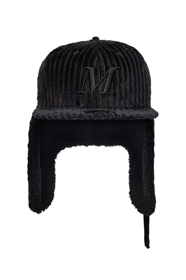 MAINS x New Era Black Cord 59FIFTY Fitted Dogear Cap