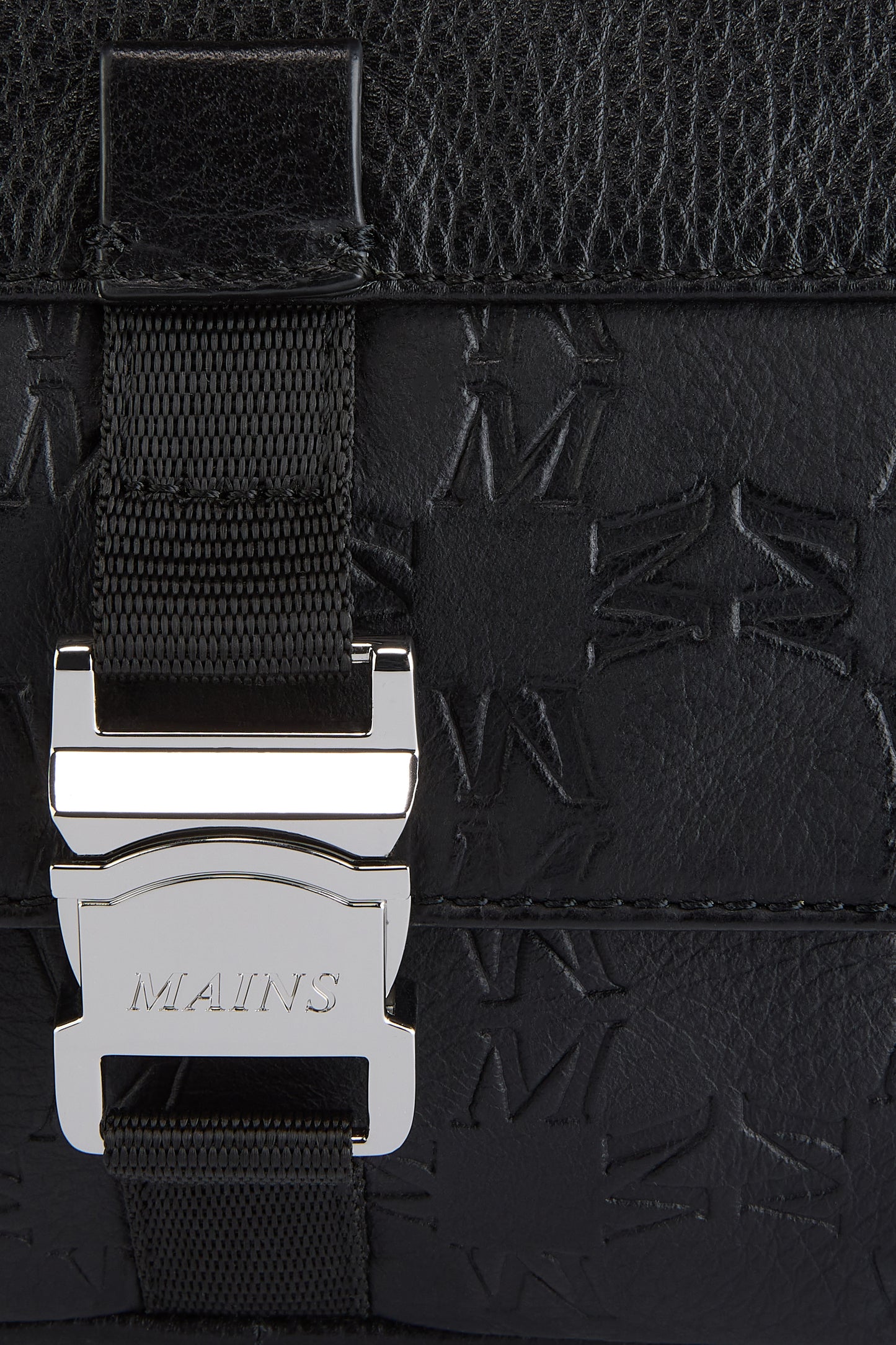 Monogram Leather Cross Body Bag