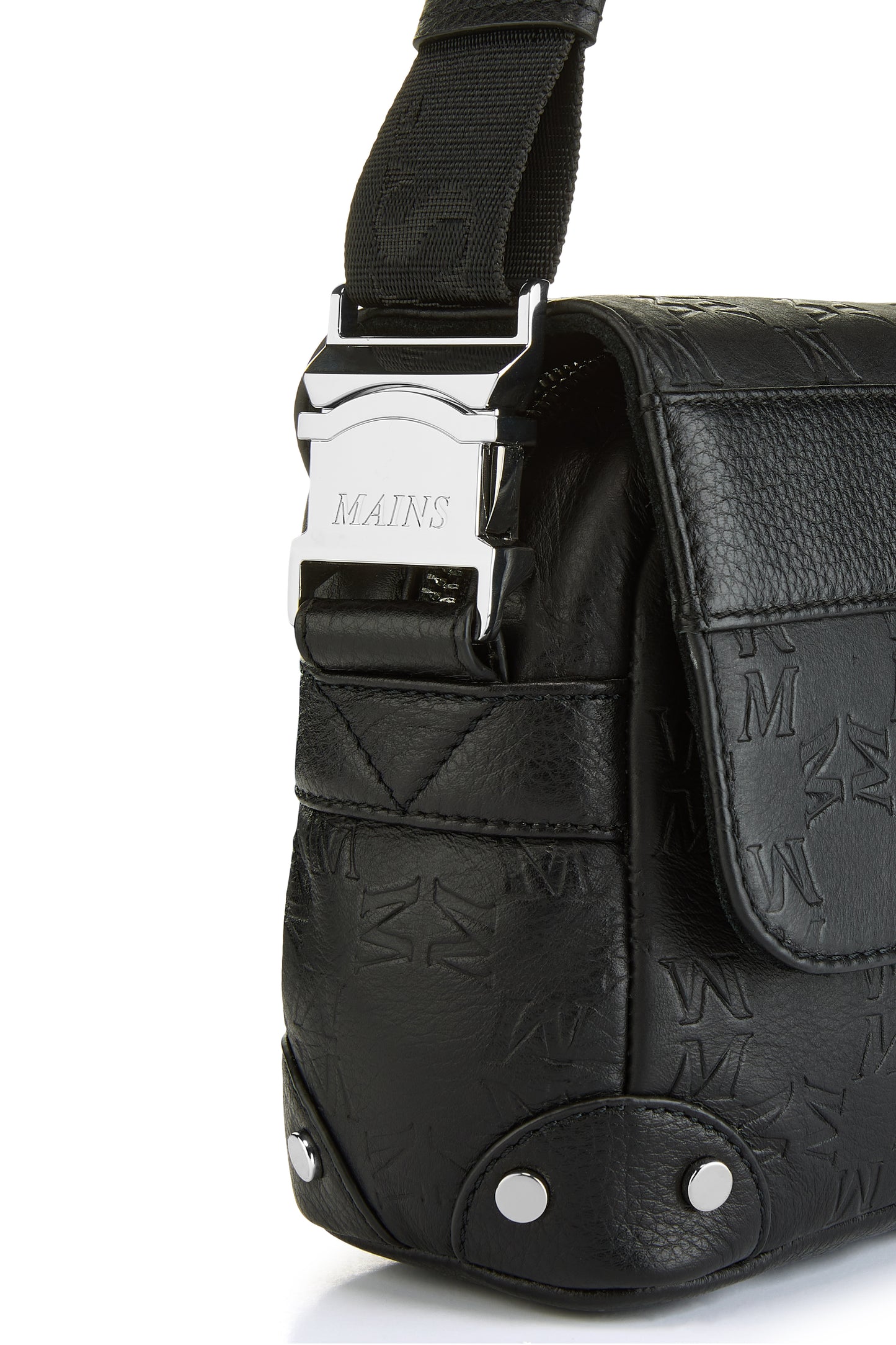 Monogram Leather Cross Body Bag