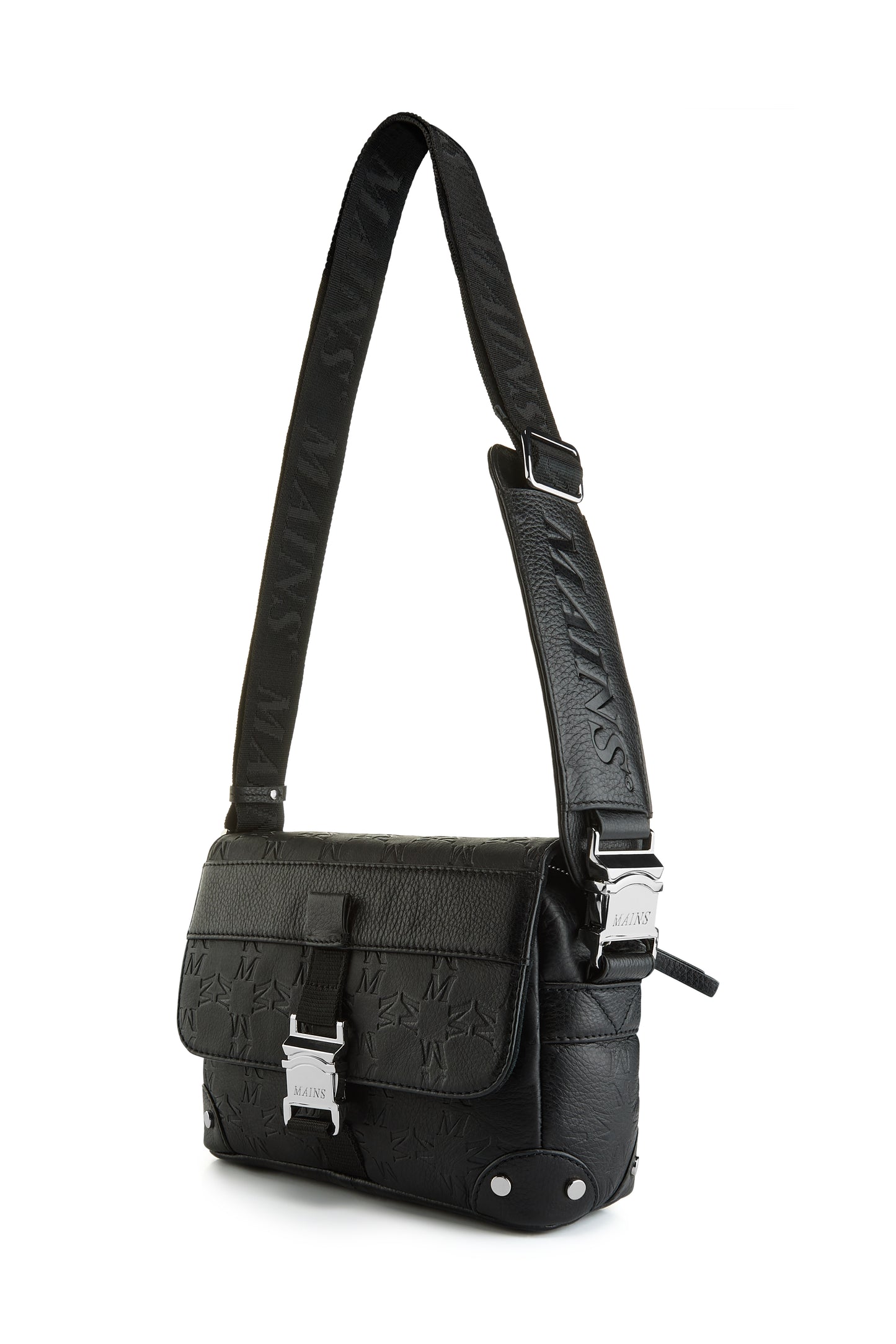 Monogram Leather Cross Body Bag