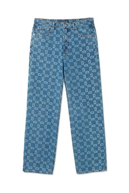 Monogram Straight Leg Jeans