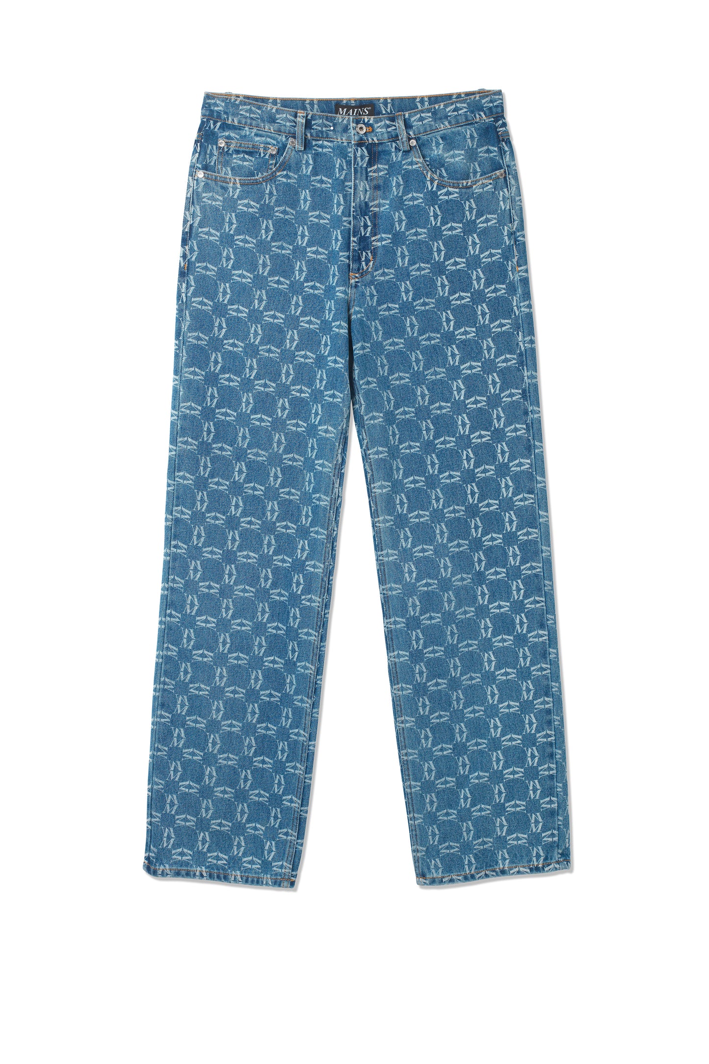Monogram Straight Leg Jeans