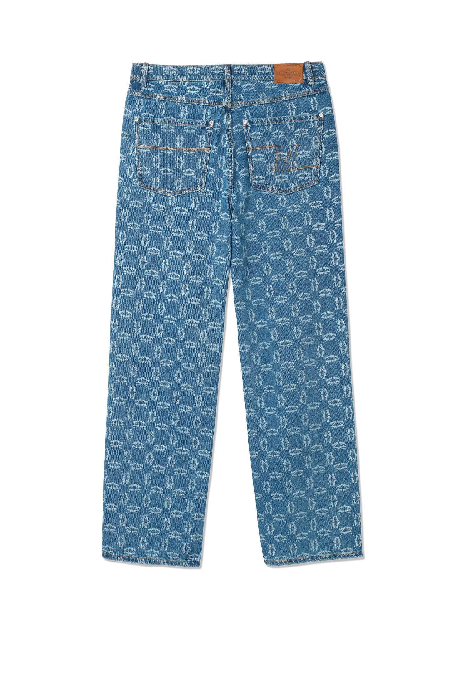 Monogram Straight Leg Jeans