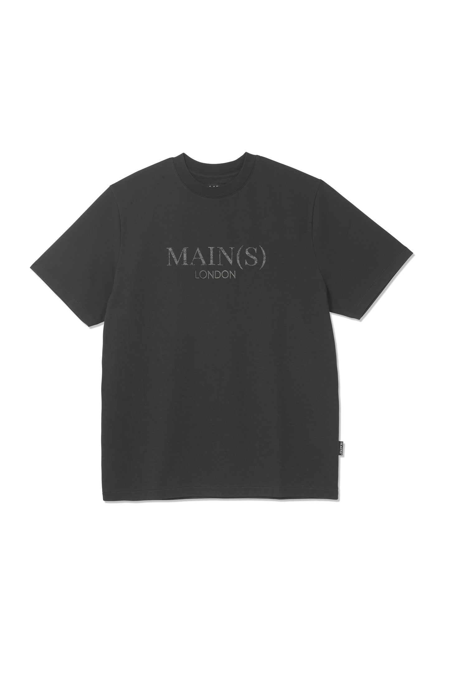MAIN(S) Black T-shirt