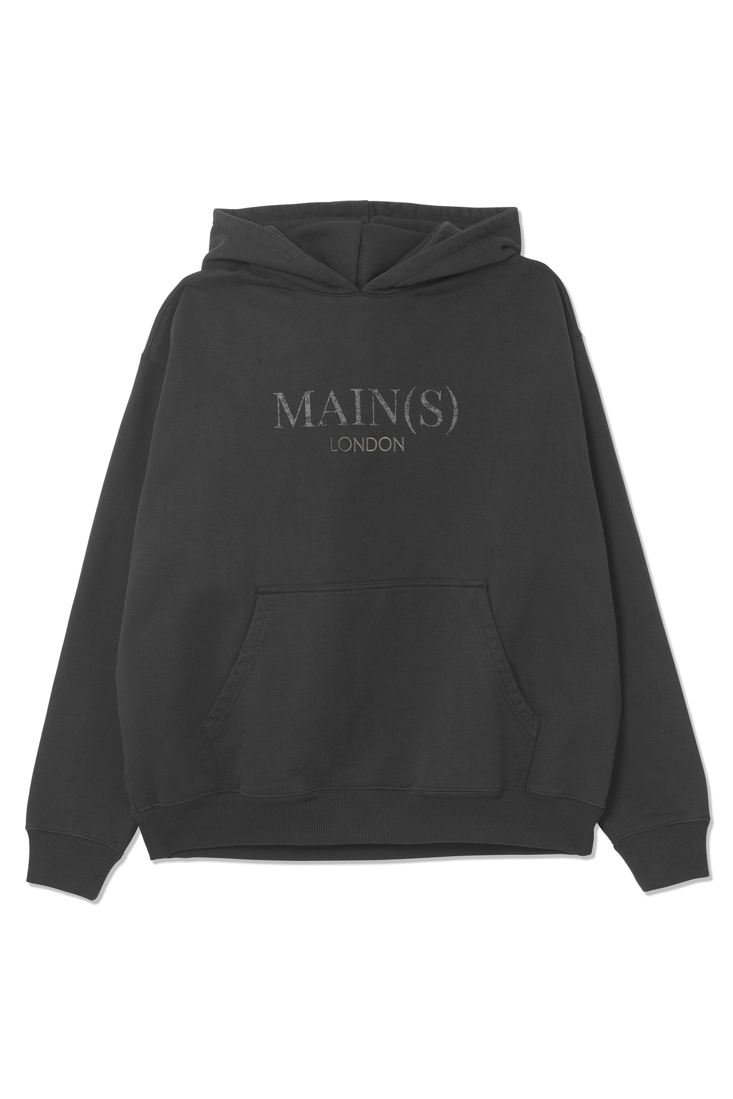 MAIN(S) Black Pull Over Hoodie