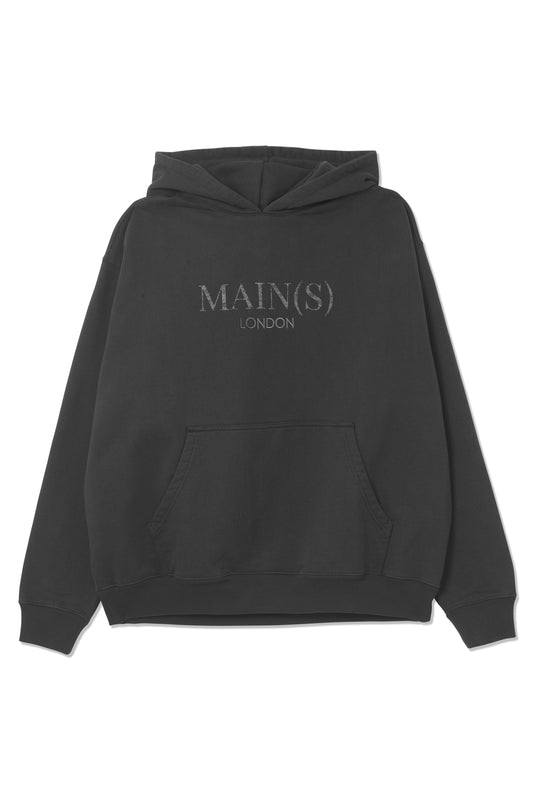 MAIN(S) Black Pull Over Hoodie