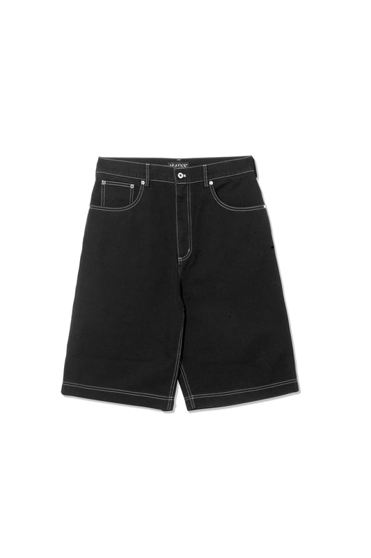 Black Denim Shorts