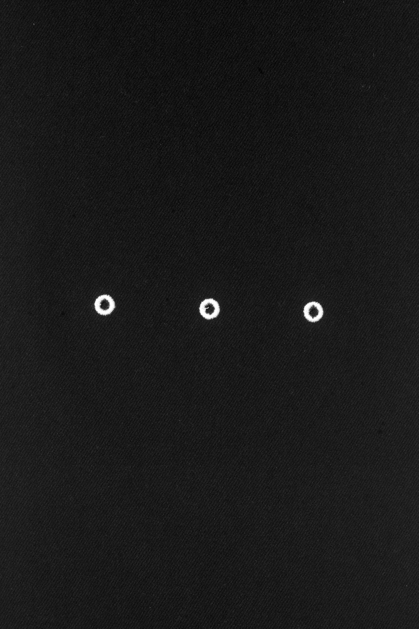 Black Wide Leg Eyelet Jeans