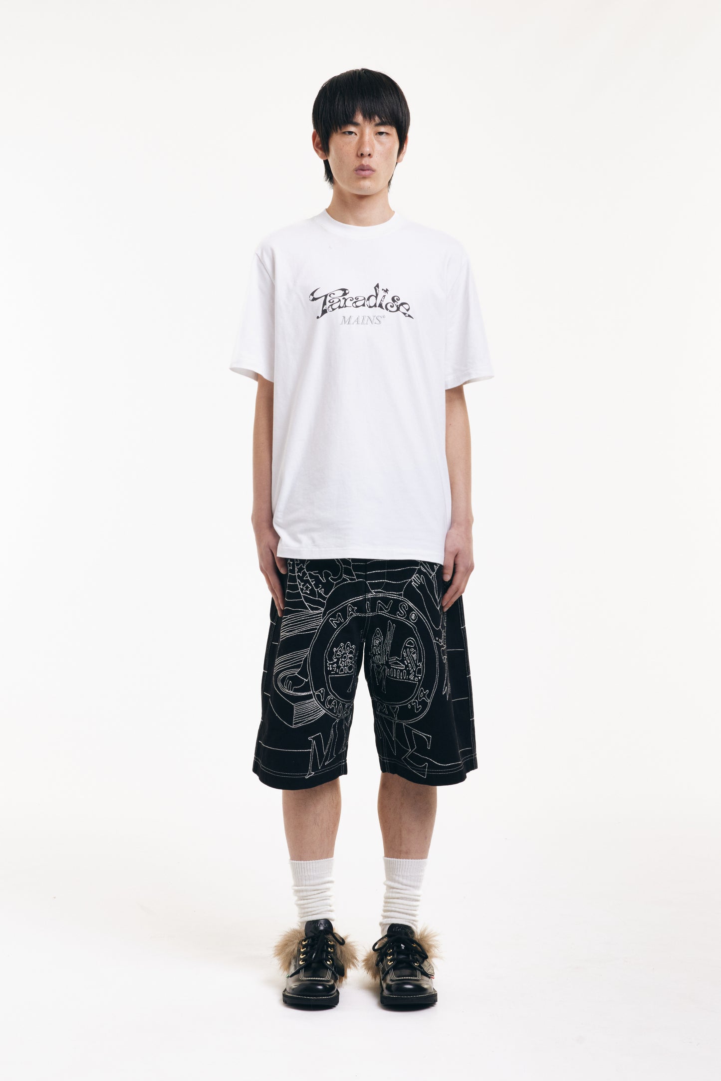 White PARADISE T-shirt