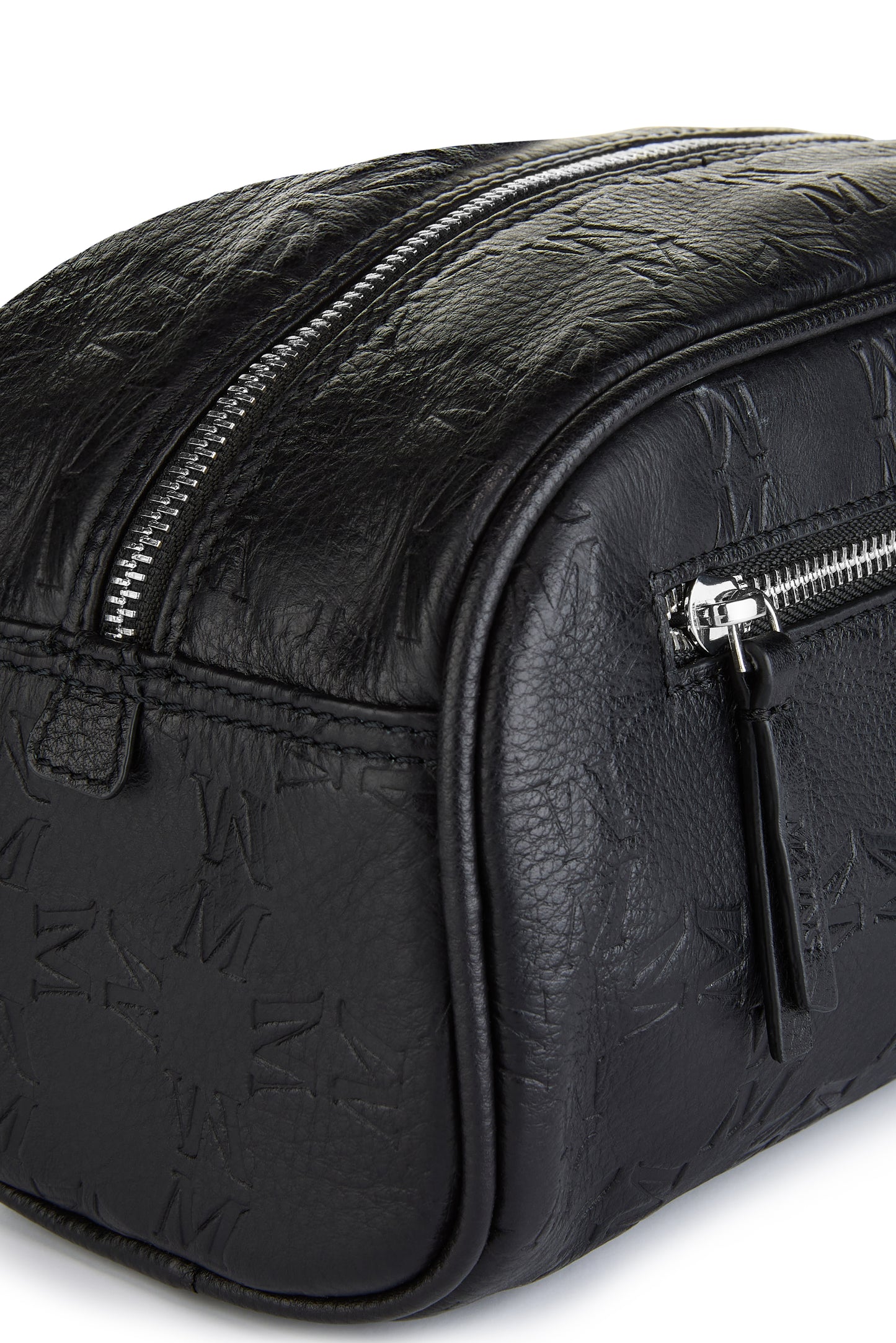 Monogram Leather Wash Bag
